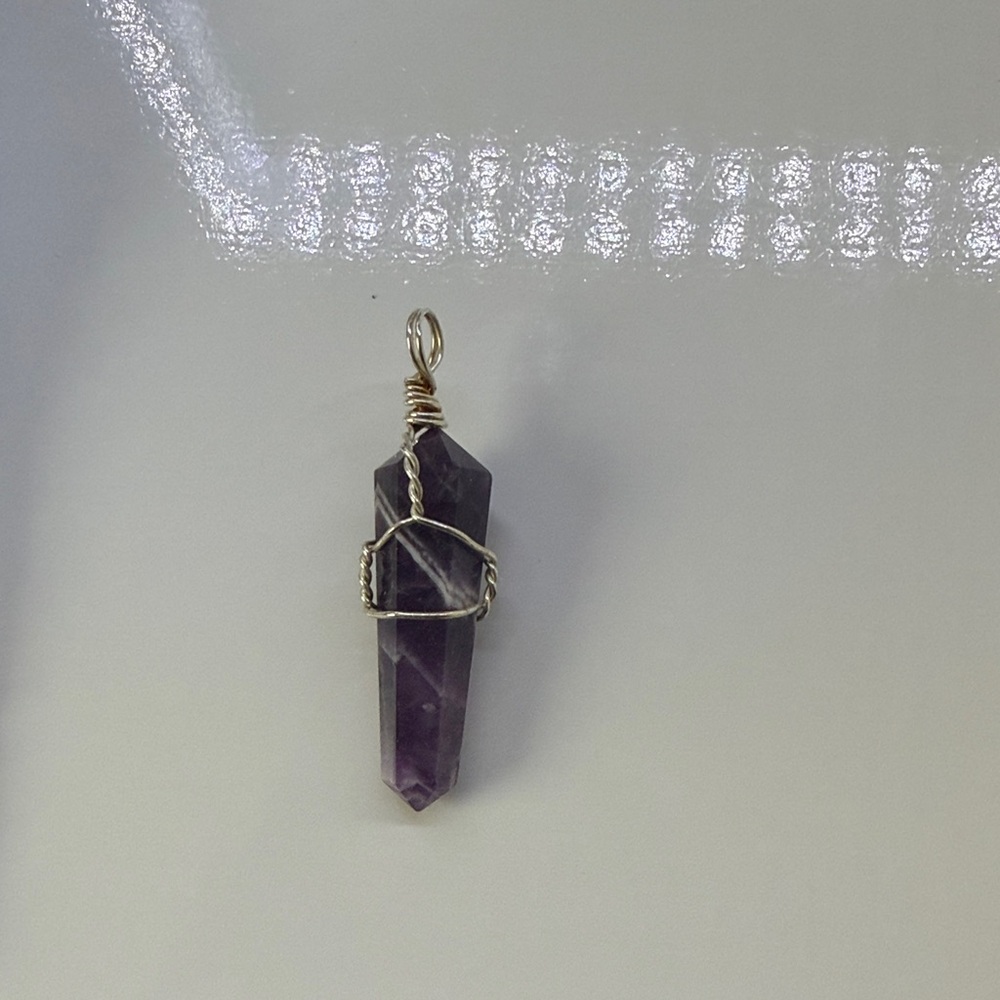 Amethyst Crystal Pendant